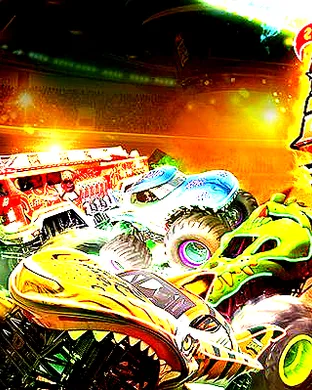 Hot Wheels Monster Trucks Live Glow-N-Fire